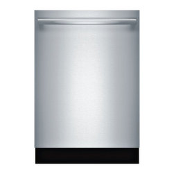 Bosch 24" Bar Handle 500 Series Dishwasher, Stainless Steel | SHX65T55UC - Dishwashers