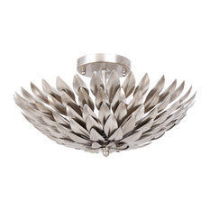 Broche 4 Light Antique Silver Sconce