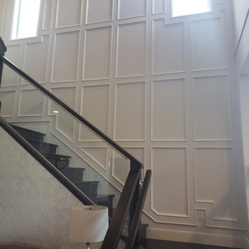 Stairwell Wainscoting