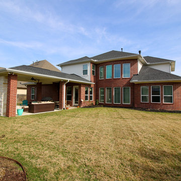 Patio Cover with Fireplace