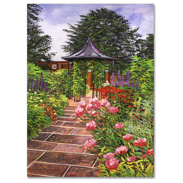 David Lloyd Glover 'Carrington Garden' Canvas Art, 35"x47"