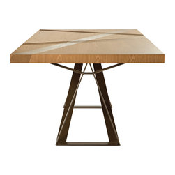 Track 220cm Fixed Dining Table - Dining Tables