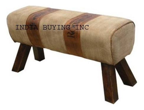 Industrial leather and canvas furniture from India buying inc