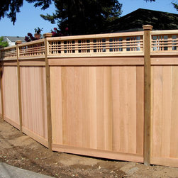 Picture Frame Cedar Fence - Home Fencing And Gates