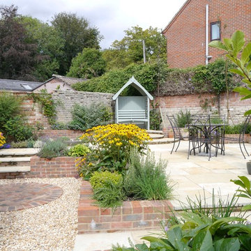 Walled cottage garden