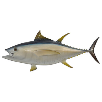 Yellowfin Tuna Half Mount Fish Replica, 46"