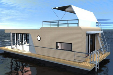 Neubau eines Hausbootes