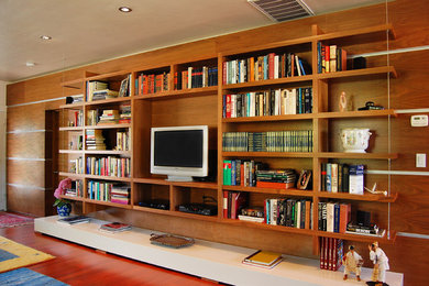 Example of a trendy family room design in San Francisco