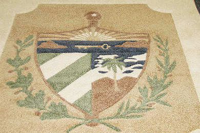 Cuban Flag custom rug