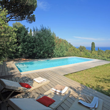 Piscine bords miroir
