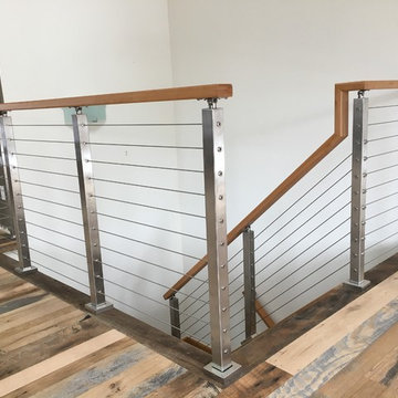 Tension cable rail