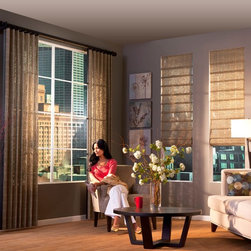 Horizons Natural Woven Shades - Window Treatments