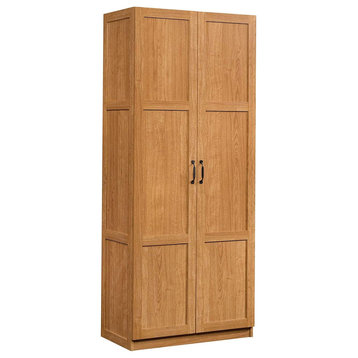 Storage Cabinet and Highland Oak finish