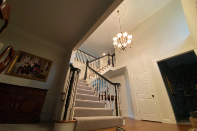 Inspiration for a staircase remodel in St Louis