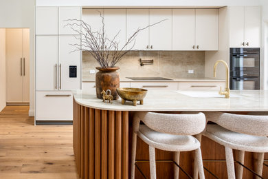 This is an example of a modern kitchen in Newcastle - Maitland.