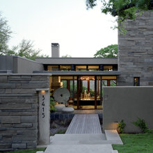 gray stone exterior