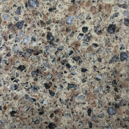 HanStone Chocolate Cognac Quartz - Kitchen Countertops
