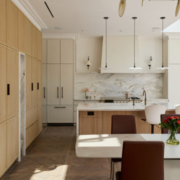 Contemporary Kitchen in Wimbleon