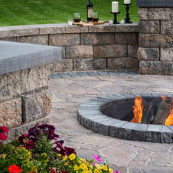 Seating around fire pit - Fire Pits