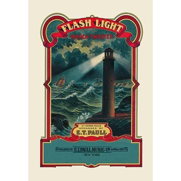 Flash Light: March Two-Step- Paper Poster 12" x 18"