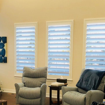 "Clear view Invisiline" Plantation Shutter applications
