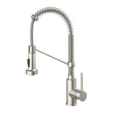 Bolden Commercial Style 2-Function Pull-Down 1-Handle 1-Hole Kitchen Faucet SS