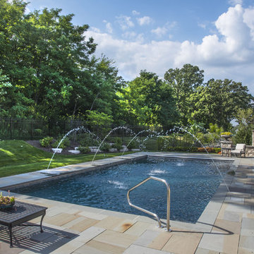 Pool with Deck Sprays