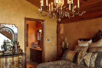 Elegant bedroom photo in Dallas