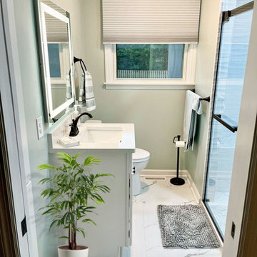Green & Cream Serene House Remodel