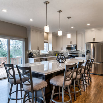 Open Concept Kitchen/ Living Room/ Dining Room in West Omaha