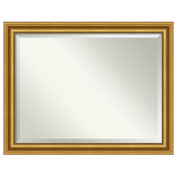 Parlor Gold Beveled Wall Mirror - 45.75 x 35.75 in.