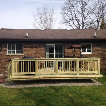 16 x 12 Pressure Treated Deck New Haven Michigan