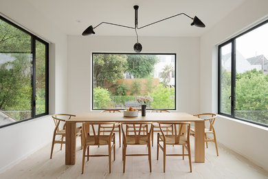 Minimalist dining room photo in San Francisco