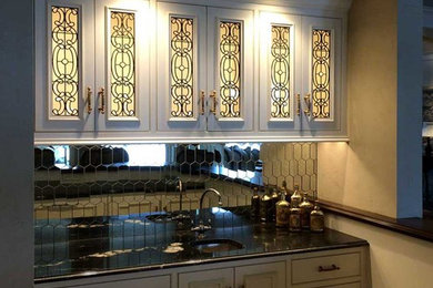 Elegant home bar photo in Minneapolis