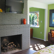 living room fireplace