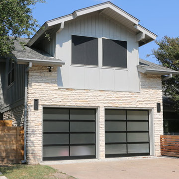 Full-view overhead garage doors