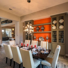 china cabinets for large wall in dining room
