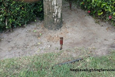 Aménagement d'un petit jardin à la française avant classique.