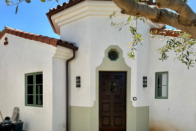 Inspiration for a mediterranean entryway remodel in Los Angeles