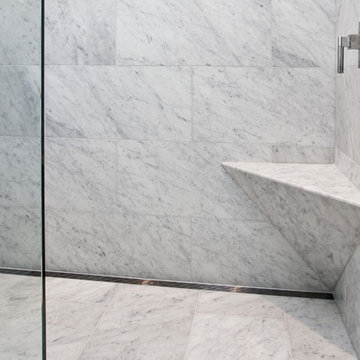 Curbless Shower With Channel Drain