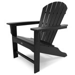 Polywood - Trex Outdoor Furniture Yacht Club Shellback Adirondack Chair, Charcoal Black - Sit back and relax. You deserve a few minutes (or hours) of bliss in the comfortably contoured Trex Outdoor Furniture Yacht Club Adirondack. This carefree chair is what summertime is all about. And since it comes in seven attractive, fade-resistant colors that are designed to coordinate with your Trex deck, you're sure to find one that enhances your outdoor living space. Made in the USA and backed by a 20-year warranty, this durable chair is constructed of solid, eco-friendly, HDPE recycled lumber. It's easy to maintain and keep looking like new because it's resistant to weather, food and beverage stains, and environmental stresses. And although it resembles real wood, it won't rot, crack or splinter and you'll never have to paint or stain it.