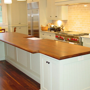 Wood Countertops with Sinks - It's WATERPROOF!