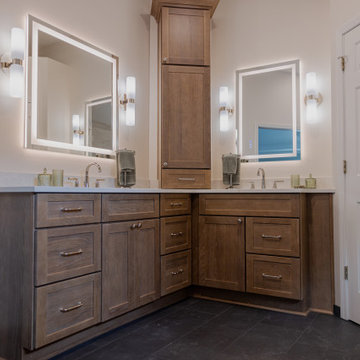 Warm & Refined Primary Bathroom Remodel