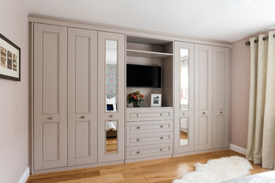 Design ideas for a medium sized rural master bedroom in Other.
