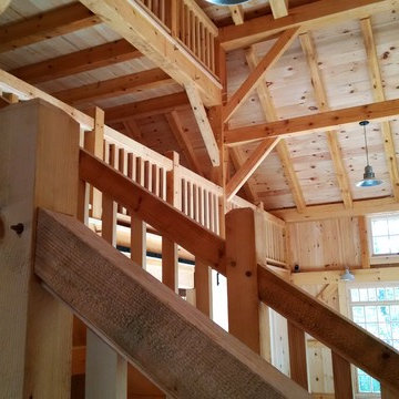 Sebago Lake Timber Frame Barn