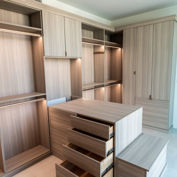 Elevated Everyday: Custom Closet with Integrated Vanity and Smart Storage