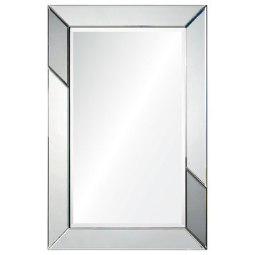 Ren Wil MT1612 Rumba Glass Framed Contemporary Gray Tinted - Silver Mirror /