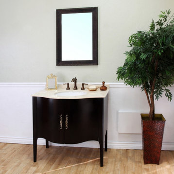 36" Single Sink Vanity-Wood-Espresso