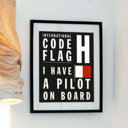 Bus Roll Code Flag art prints - Artwork