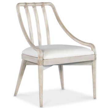Hooker Furniture 7228-75012-80 Seaside 24"W Wood Framed Linen and - Light Wood